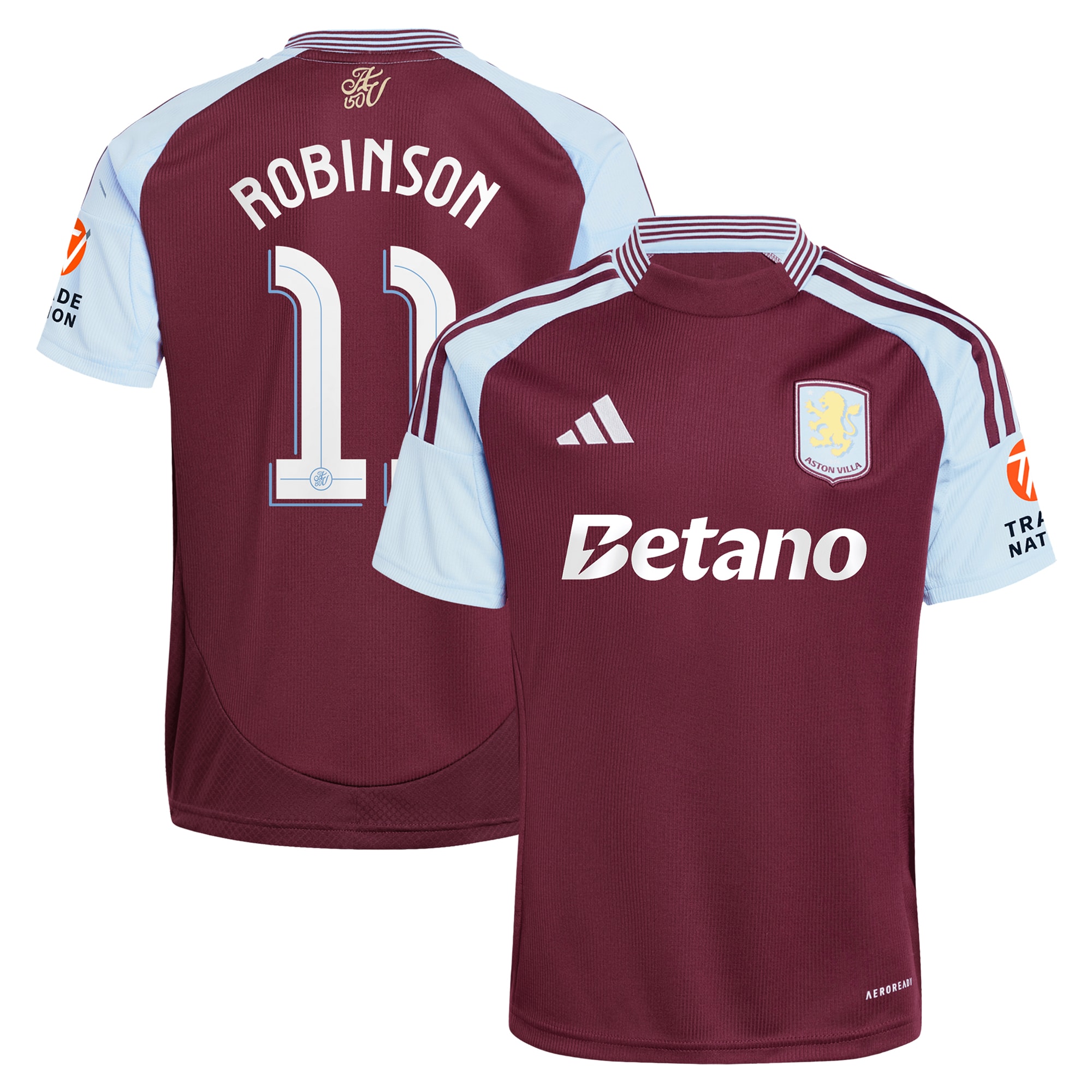 aston villa adidas home shirt 2024-25 with robinson 11 cup printing Collection | AVFC Fan Shop Official Jerseys and Shirts