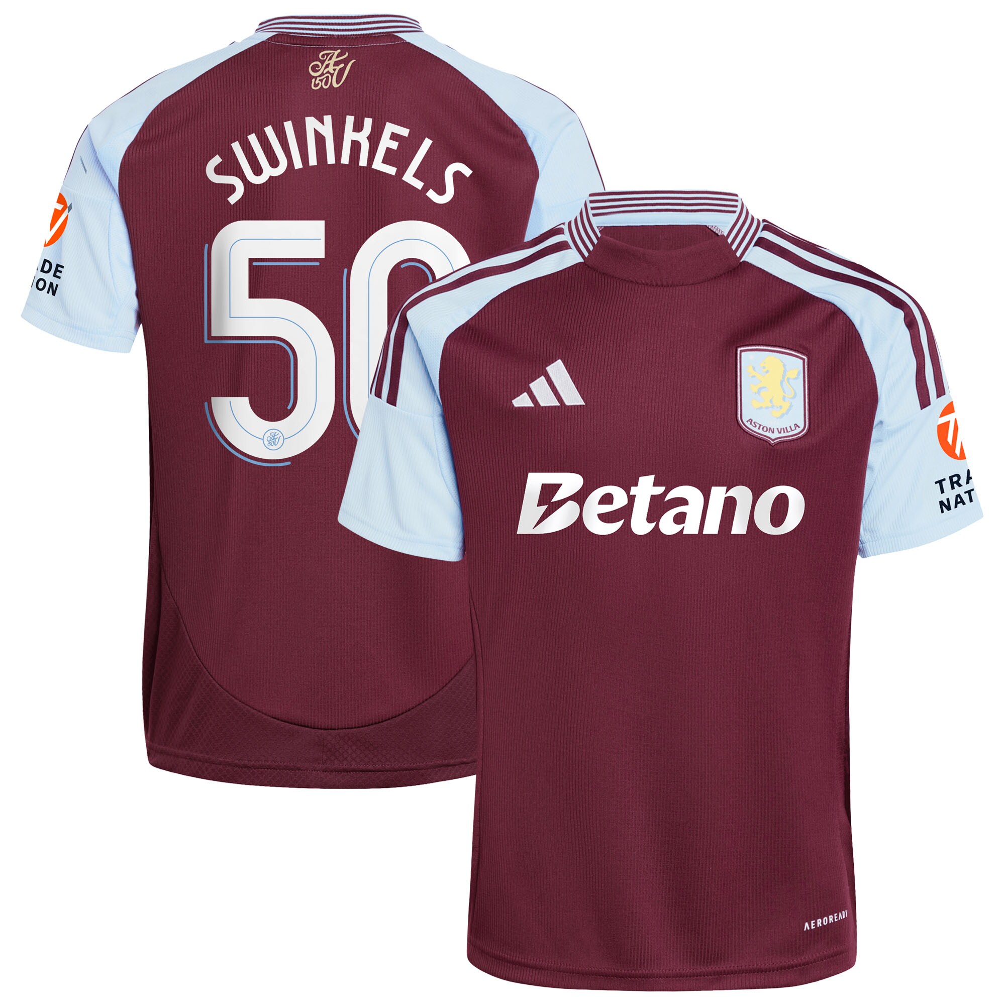 aston villa adidas home shirt 2024-25 with swinkels 50 cup printing Collection | AVFC Fan Shop Official Jerseys and Shirts