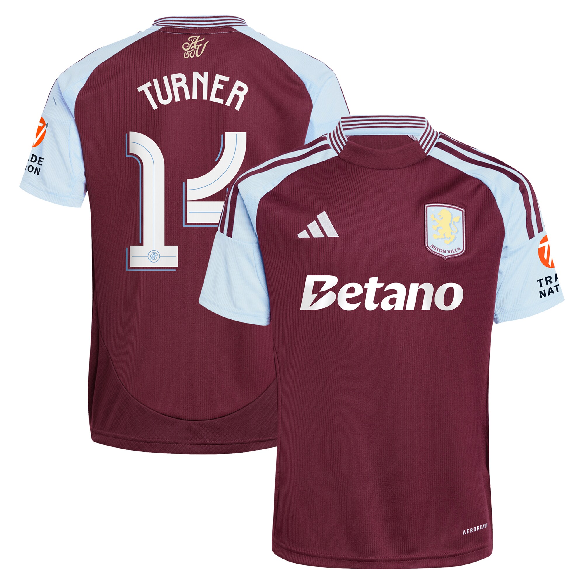 aston villa adidas home shirt 2024-25 with turner 14 cup printing Collection | AVFC Fan Shop Official Jerseys and Shirts