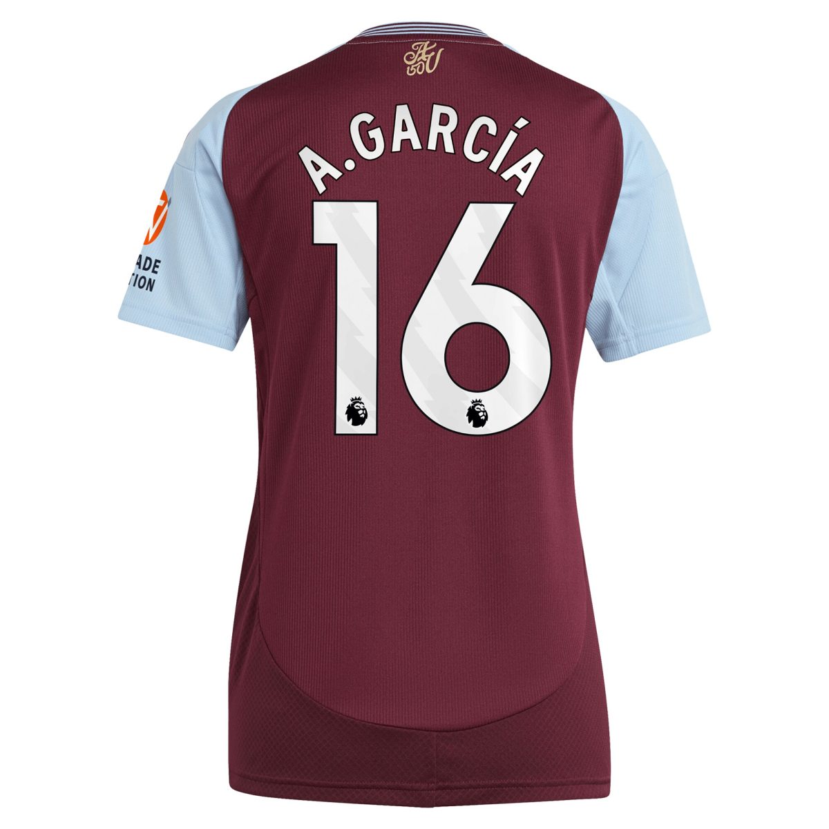 aston villa adidas home shirt 2024-25 – womens with a.garcía 16 printing Collection | AVFC Fan Shop Official Jerseys and Shirts