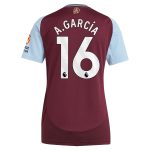 aston villa adidas home shirt 2024-25 – womens with a.garcía 16 printing Collection | AVFC Fan Shop Official Jerseys and Shirts