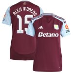 aston villa adidas home shirt 2024-25 – womens with alex moreno 15 cup printing Collection | AVFC Fan Shop Official Jerseys and Shirts