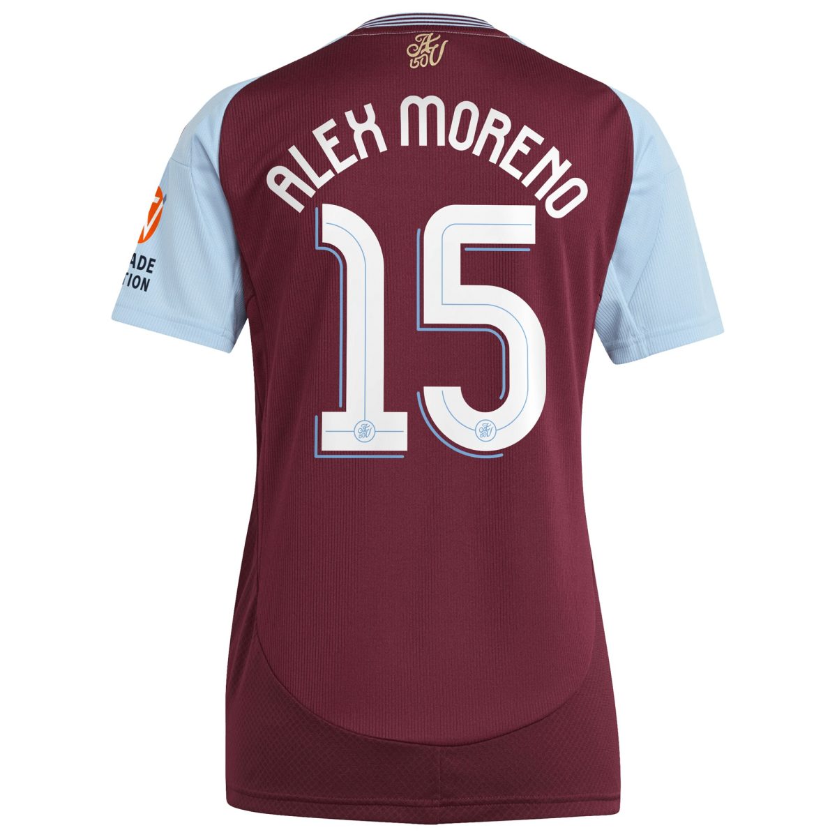 aston villa adidas home shirt 2024-25 – womens with alex moreno 15 cup printing Collection | AVFC Fan Shop Official Jerseys and Shirts