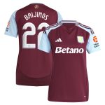 aston villa adidas home shirt 2024-25 – womens with baijings 22 cup printing Collection | AVFC Fan Shop Official Jerseys and Shirts
