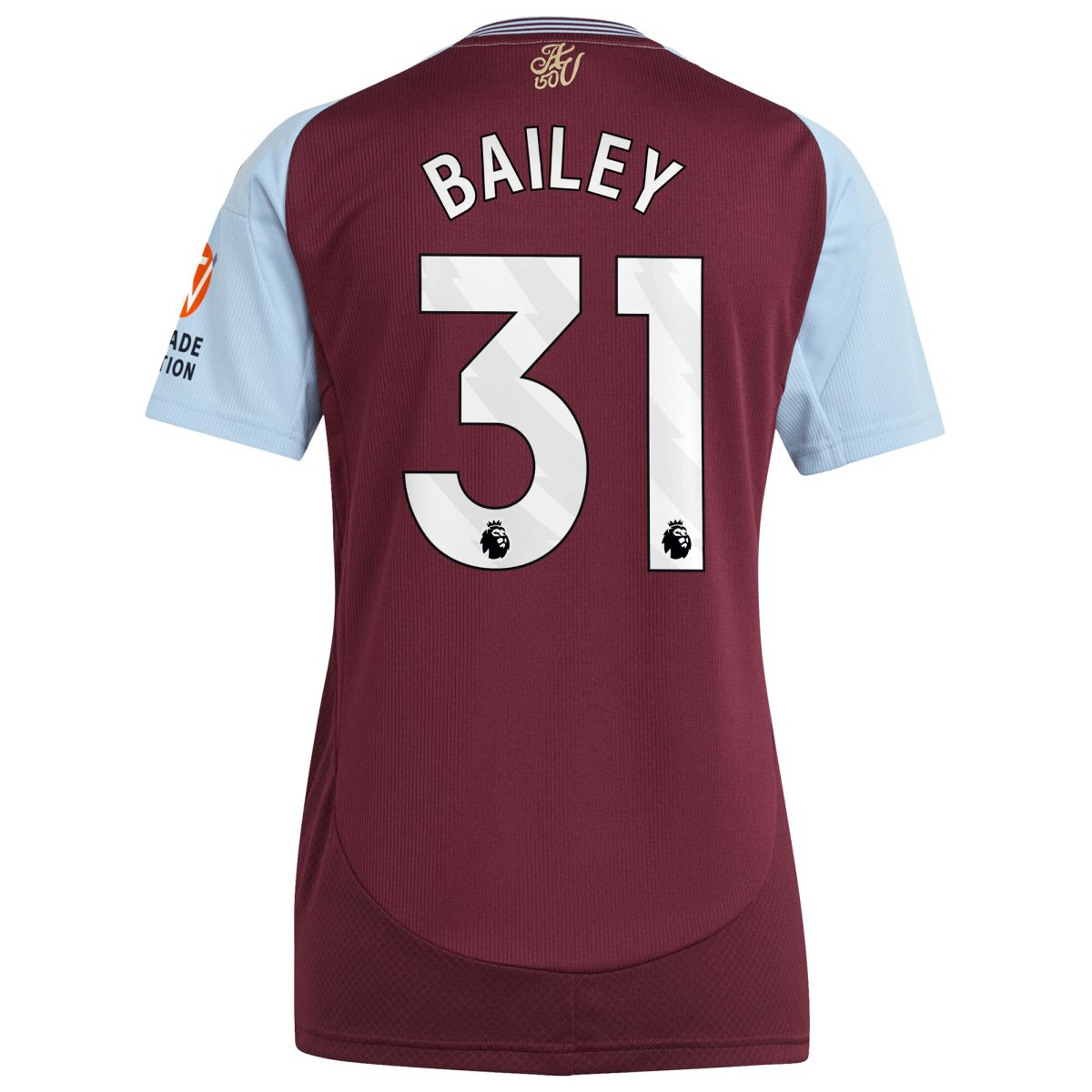 aston villa adidas home shirt 2024-25 – womens with bailey 31 printing Collection | AVFC Fan Shop Official Jerseys and Shirts
