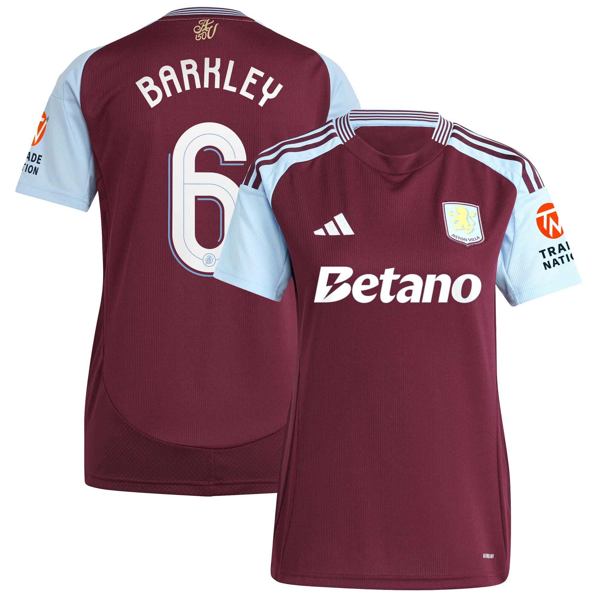 aston villa adidas home shirt 2024-25 – womens with barkley 6 cup printing Collection | AVFC Fan Shop Official Jerseys and Shirts