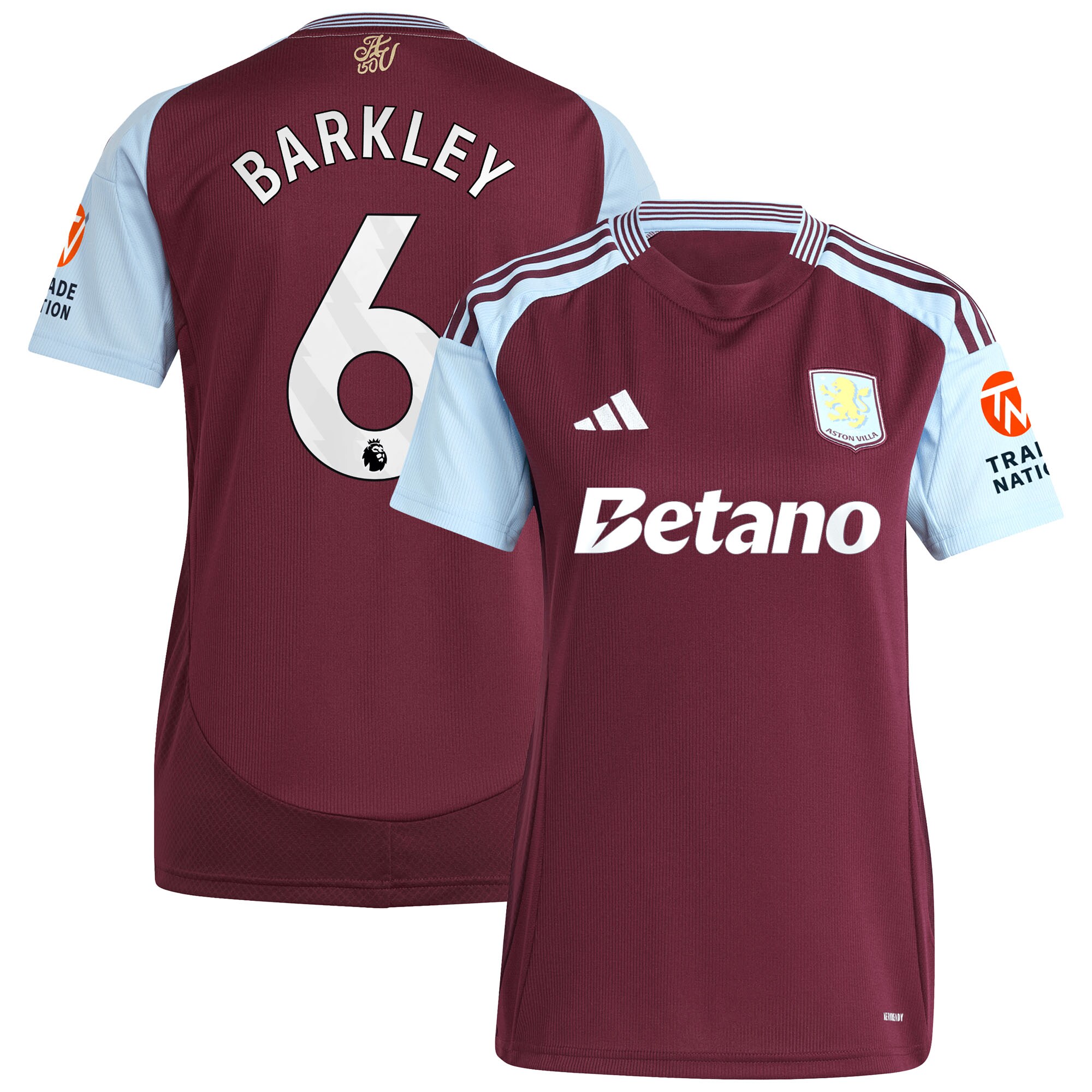 aston villa adidas home shirt 2024-25 – womens with barkley 6 printing Collection | AVFC Fan Shop Official Jerseys and Shirts