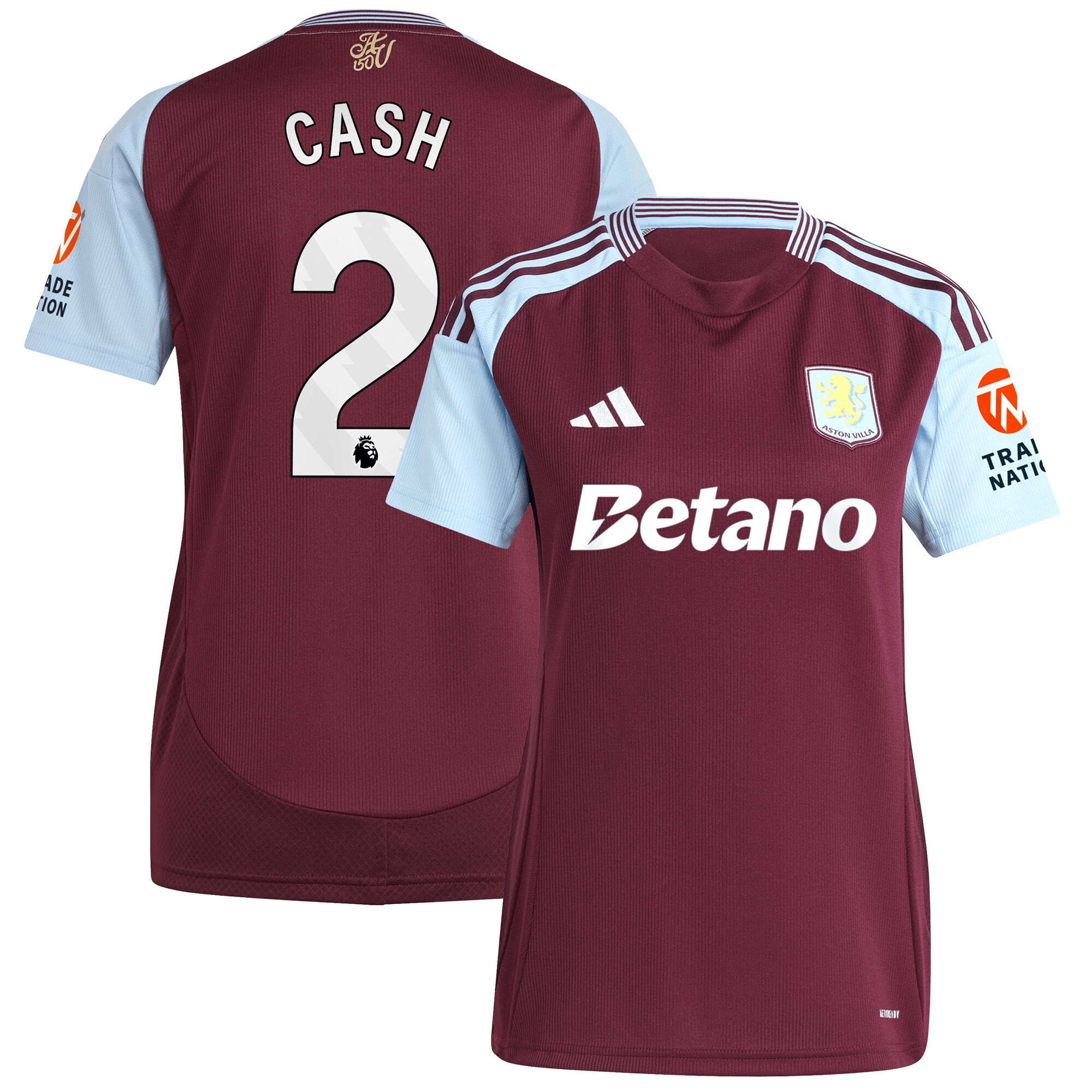 aston villa adidas home shirt 2024-25 – womens with cash 2 printing Collection | AVFC Fan Shop Official Jerseys and Shirts