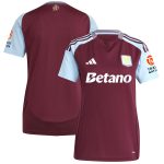 aston villa adidas home shirt 2024-25 – womens with custom printing Collection | AVFC Fan Shop Official Jerseys and Shirts