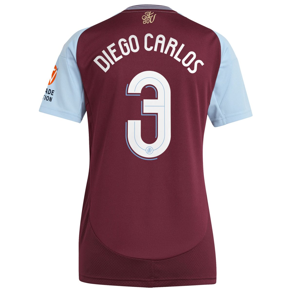 aston villa adidas home shirt 2024-25 – womens with diego carlos 3 cup printing Collection | AVFC Fan Shop Official Jerseys and Shirts