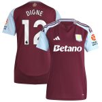 aston villa adidas home shirt 2024-25 – womens with digne 12 printing Collection | AVFC Fan Shop Official Jerseys and Shirts