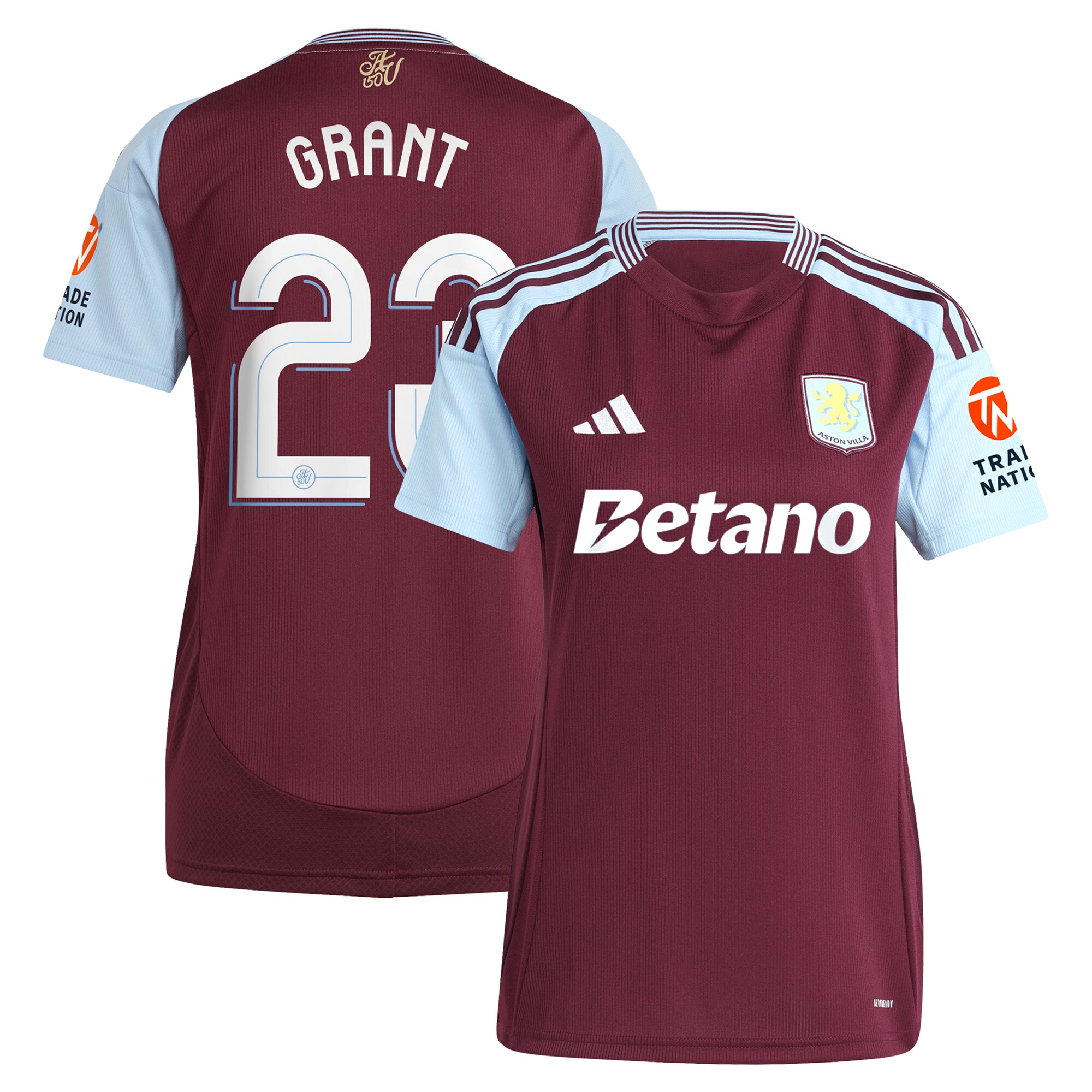 aston villa adidas home shirt 2024-25 – womens with grant 23 cup printing Collection | AVFC Fan Shop Official Jerseys and Shirts