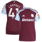 aston villa adidas home shirt 2024-25 – womens with j. ramsey 41 printing Collection | AVFC Fan Shop Official Jerseys and Shirts