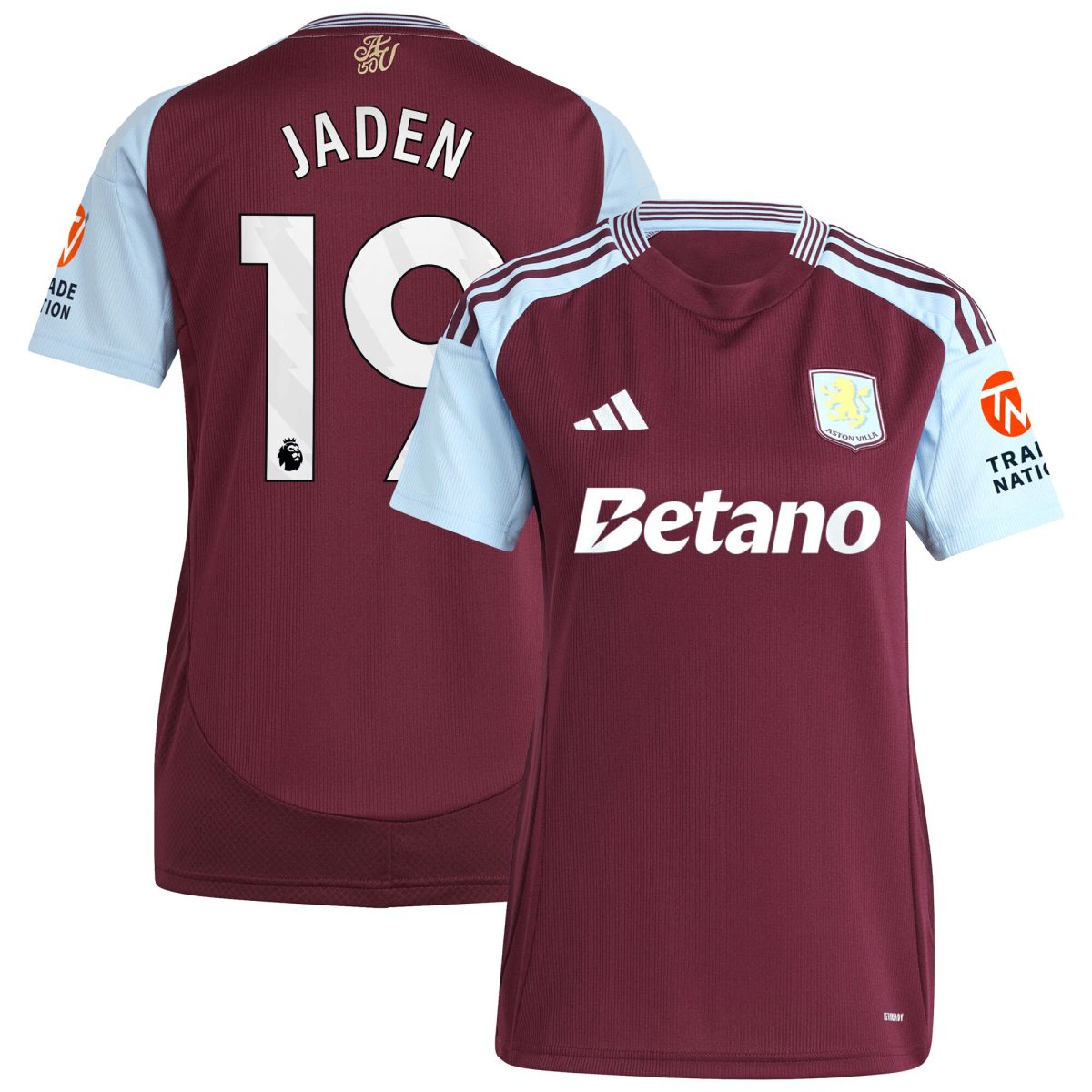 aston villa adidas home shirt 2024-25 – womens with jaden 19 printing Collection | AVFC Fan Shop Official Jerseys and Shirts