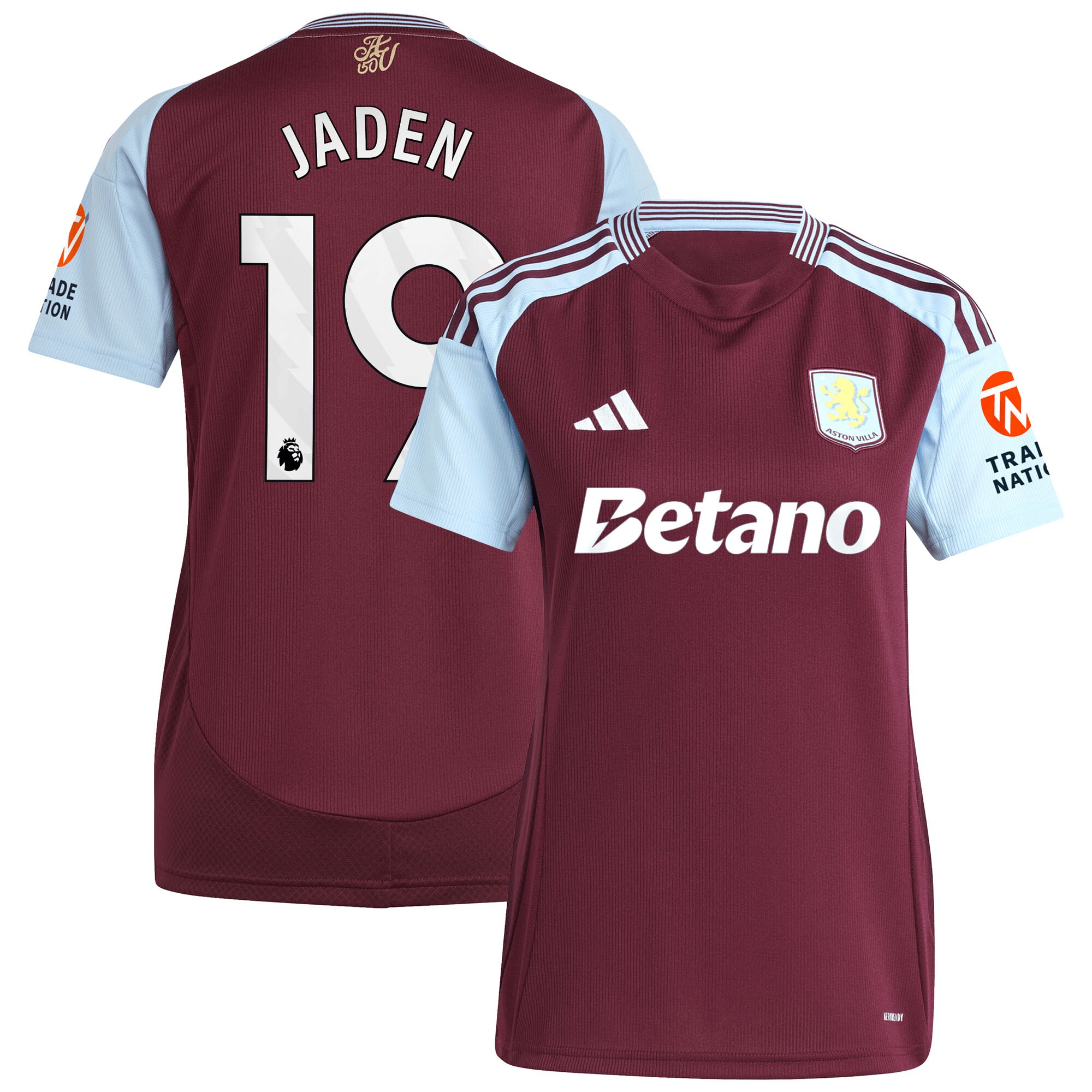 aston villa adidas home shirt 2024-25 – womens with jaden 19 printing Collection | AVFC Fan Shop Official Jerseys and Shirts