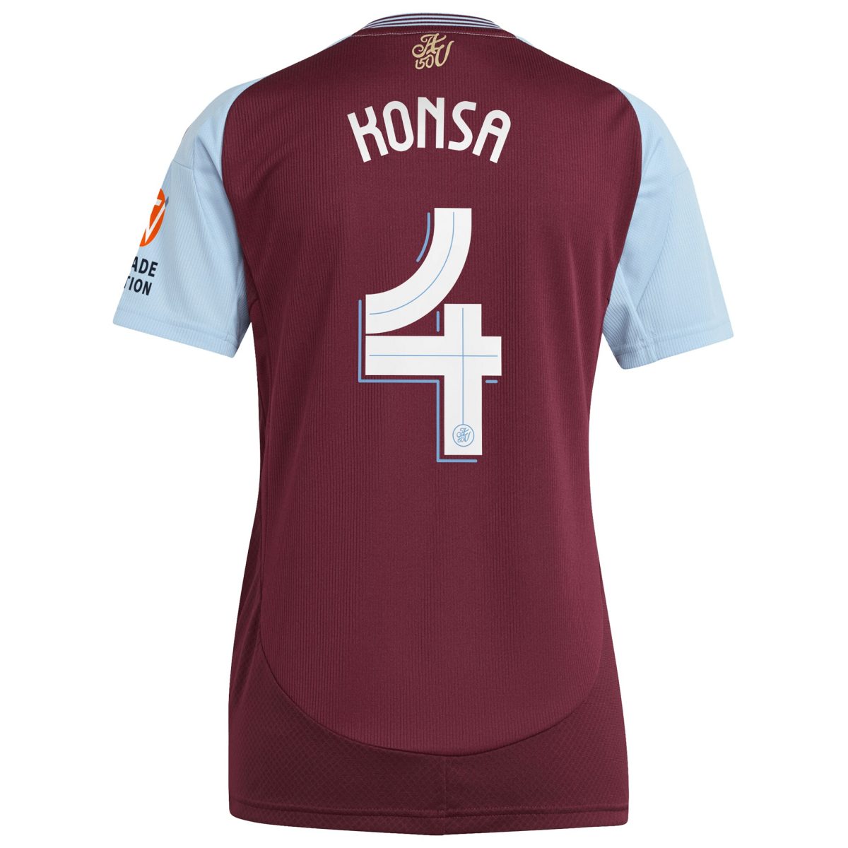 aston villa adidas home shirt 2024-25 – womens with konsa 4 cup printing Collection | AVFC Fan Shop Official Jerseys and Shirts