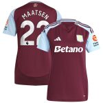 aston villa adidas home shirt 2024-25 – womens with maatsen 22 printing Collection | AVFC Fan Shop Official Jerseys and Shirts