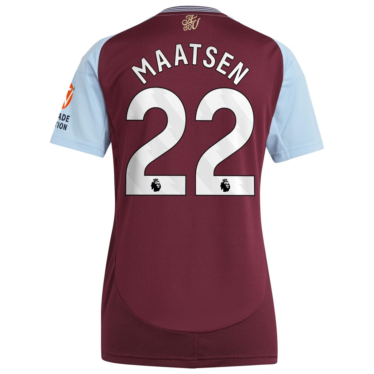 aston villa adidas home shirt 2024-25 – womens with maatsen 22 printing Collection | AVFC Fan Shop Official Jerseys and Shirts
