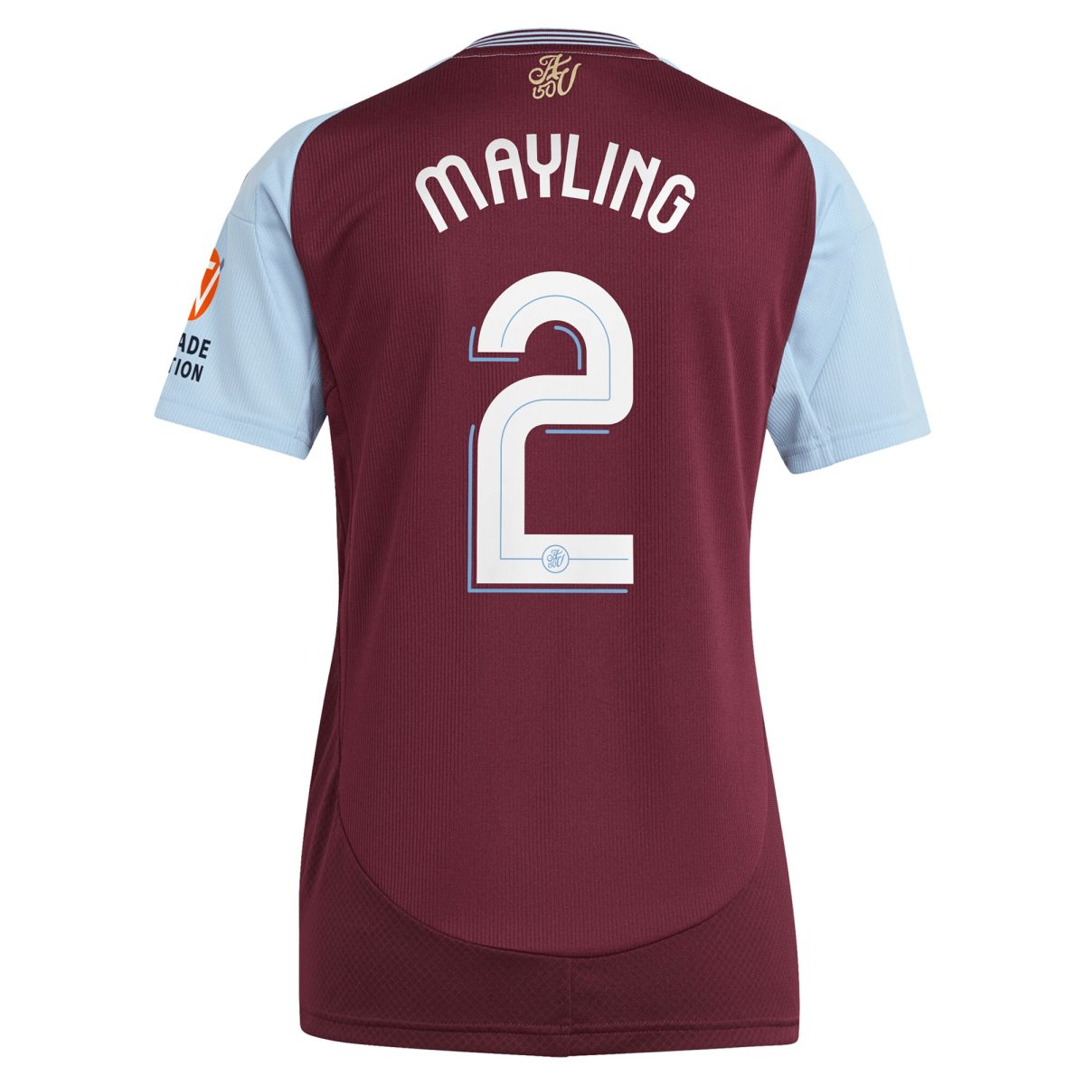aston villa adidas home shirt 2024-25 – womens with mayling 2 cup printing Collection | AVFC Fan Shop Official Jerseys and Shirts
