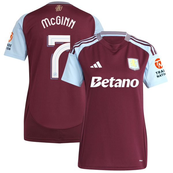 aston villa adidas home shirt 2024-25 – womens with mcginn 7 cup printing Collection | AVFC Fan Shop Official Jerseys and Shirts