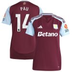 aston villa adidas home shirt 2024-25 – womens with pau 14 printing Collection | AVFC Fan Shop Official Jerseys and Shirts