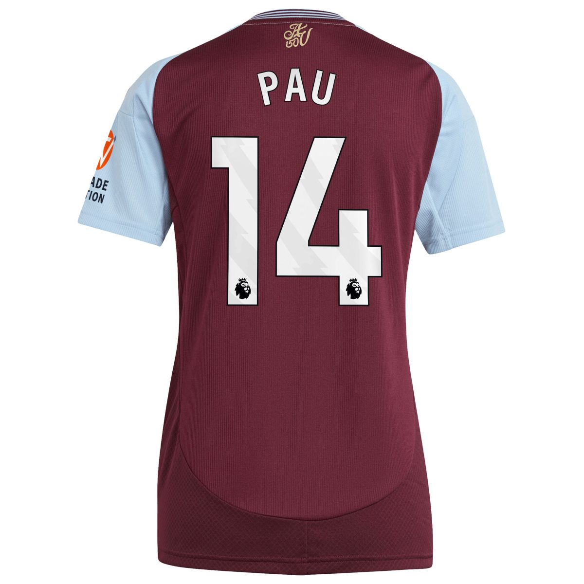 aston villa adidas home shirt 2024-25 – womens with pau 14 printing Collection | AVFC Fan Shop Official Jerseys and Shirts