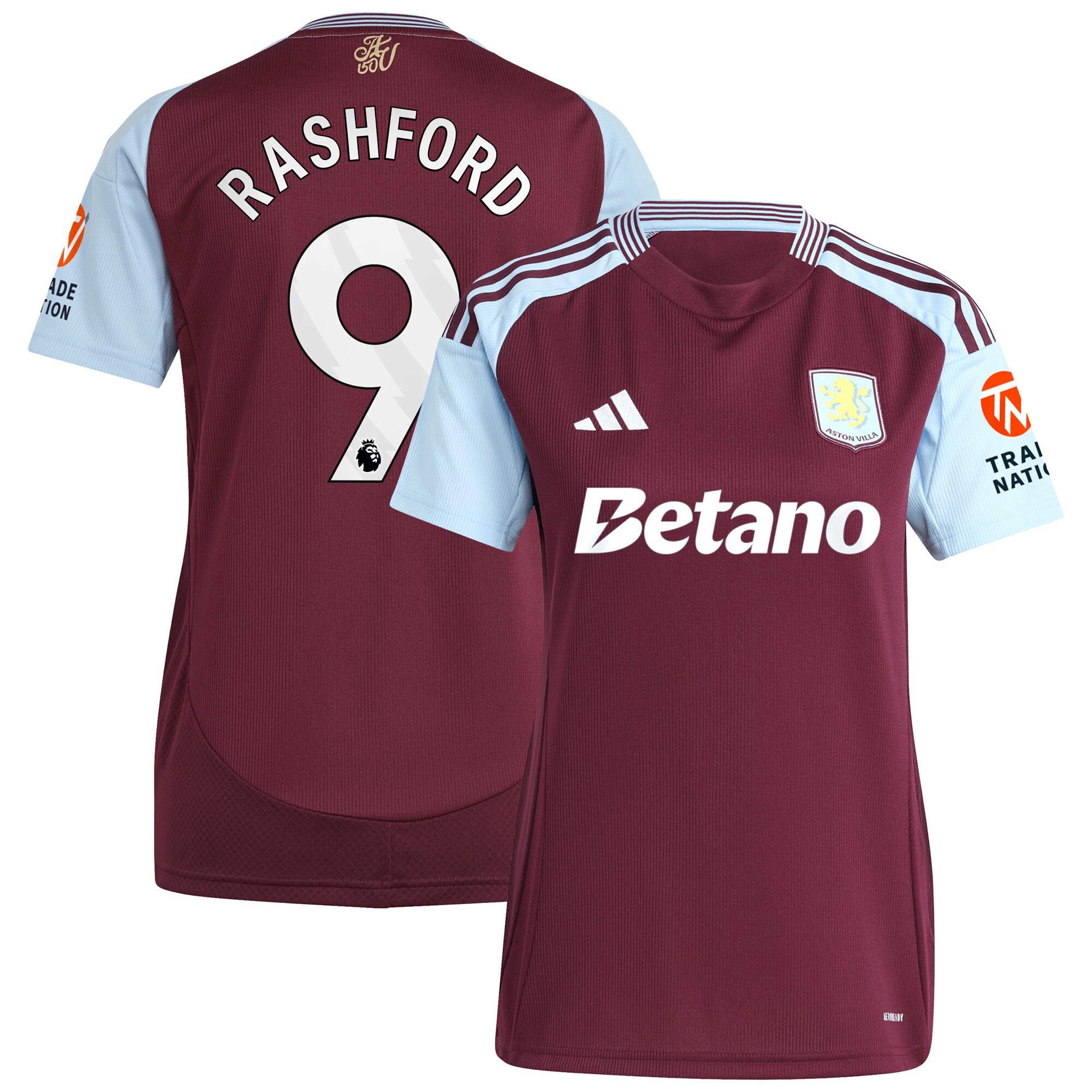 aston villa adidas home shirt 2024-25 – womens with rashford 9 printing Collection | AVFC Fan Shop Official Jerseys and Shirts