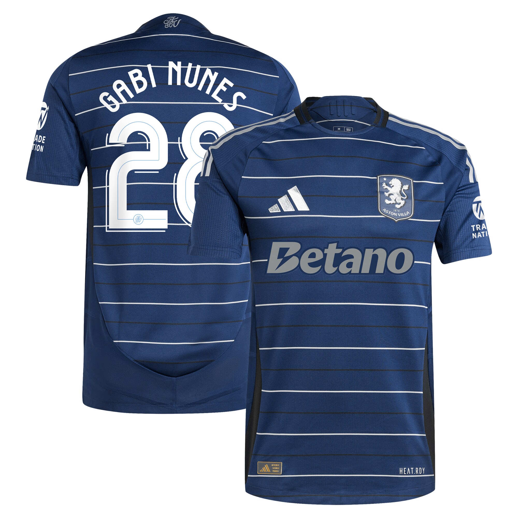 aston villa adidas third authentic shirt 2024-25 with gabi nunes 28 cup printing Collection | AVFC Fan Shop Official Jerseys and Shirts