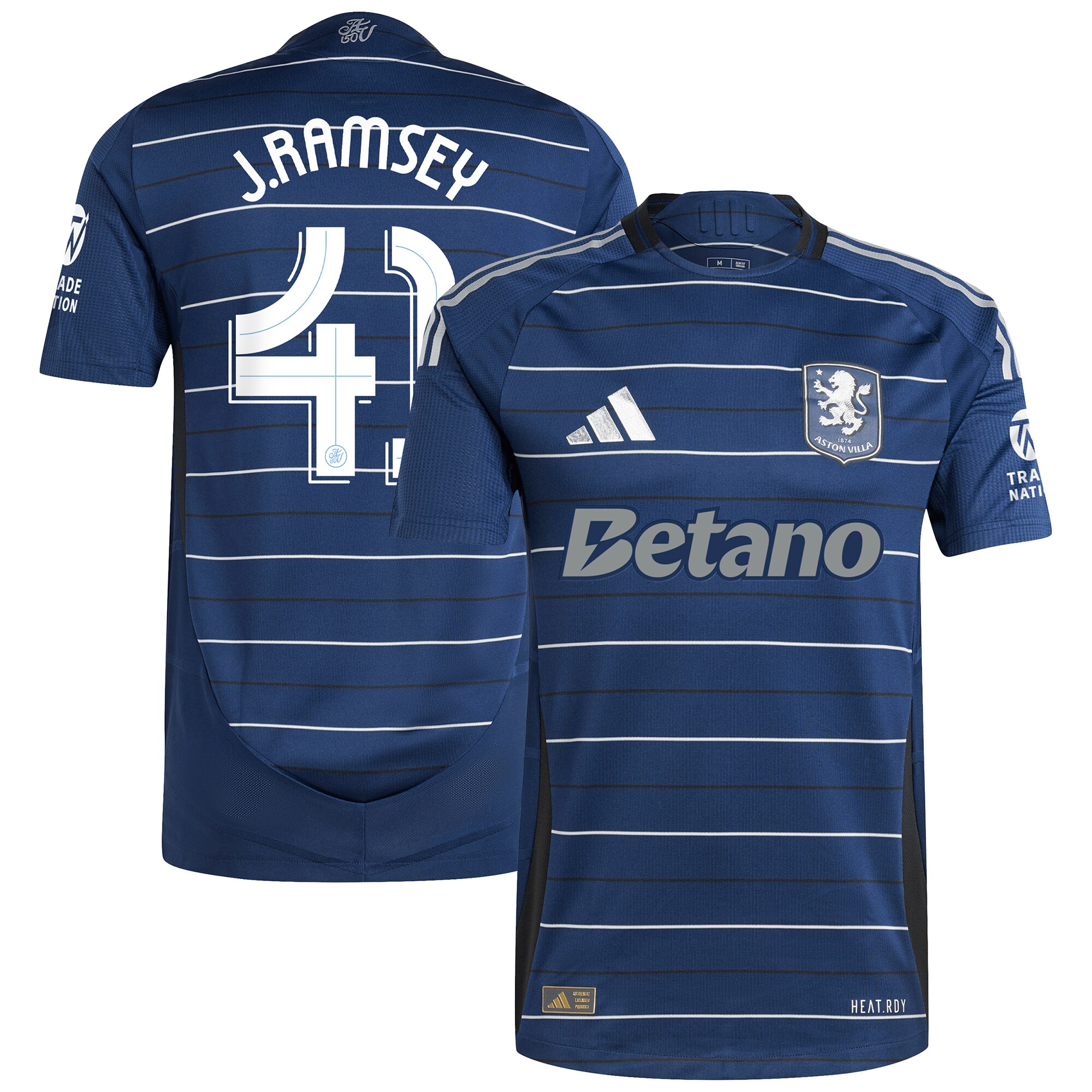 aston villa adidas third authentic shirt 2024-25 with j. ramsey 41 cup printing Collection | AVFC Fan Shop Official Jerseys and Shirts