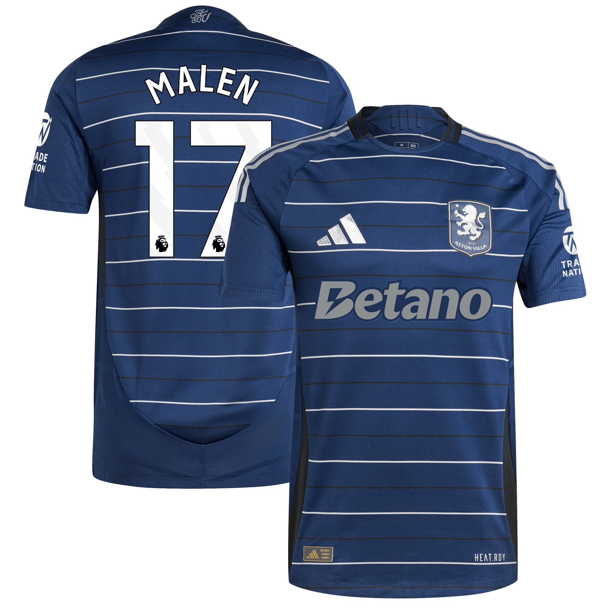 aston villa adidas third authentic shirt 2024-25 with malen 17 printing Collection | AVFC Fan Shop Official Jerseys and Shirts