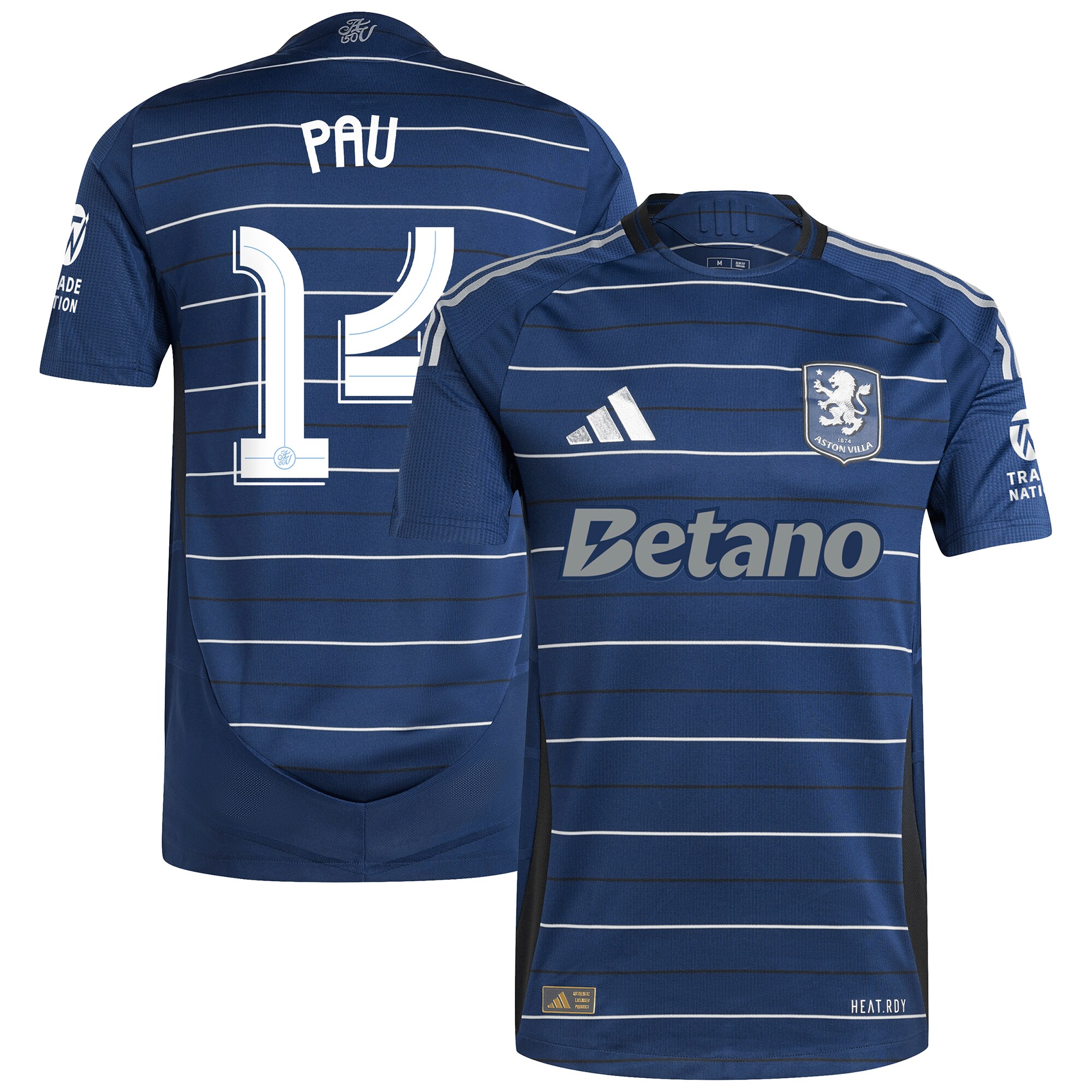 aston villa adidas third authentic shirt 2024-25 with pau 14 cup printing Collection | AVFC Fan Shop Official Jerseys and Shirts
