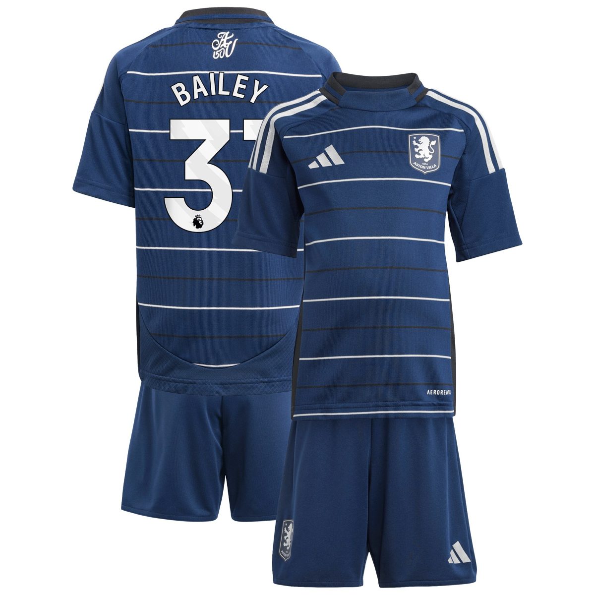 aston villa adidas third minikit 2024-25 with bailey 31 printing Collection | AVFC Fan Shop Official Jerseys and Shirts