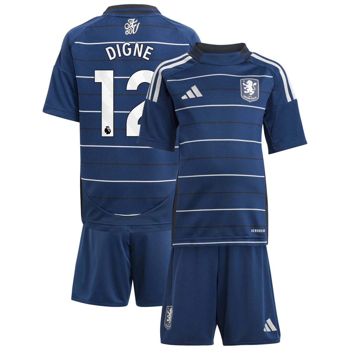 aston villa adidas third minikit 2024-25 with digne 12 printing Collection | AVFC Fan Shop Official Jerseys and Shirts