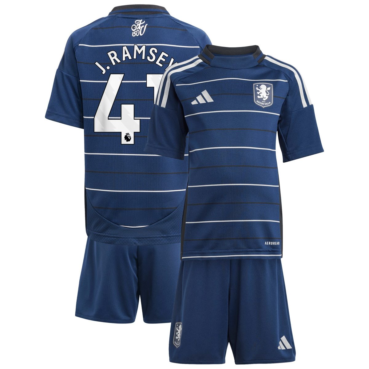 aston villa adidas third minikit 2024-25 with j. ramsey 41 printing Collection | AVFC Fan Shop Official Jerseys and Shirts