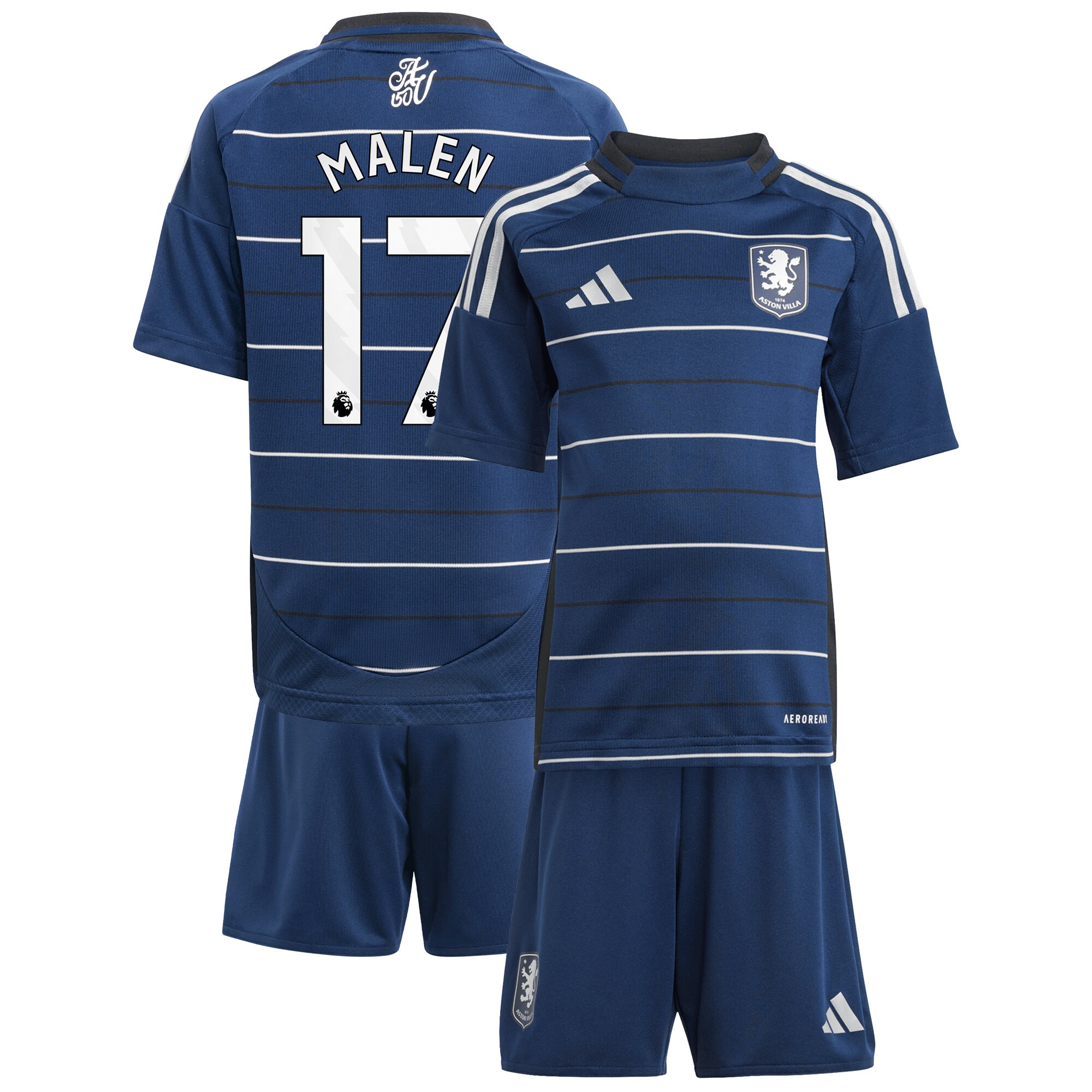 aston villa adidas third minikit 2024-25 with malen 17 printing Collection | AVFC Fan Shop Official Jerseys and Shirts