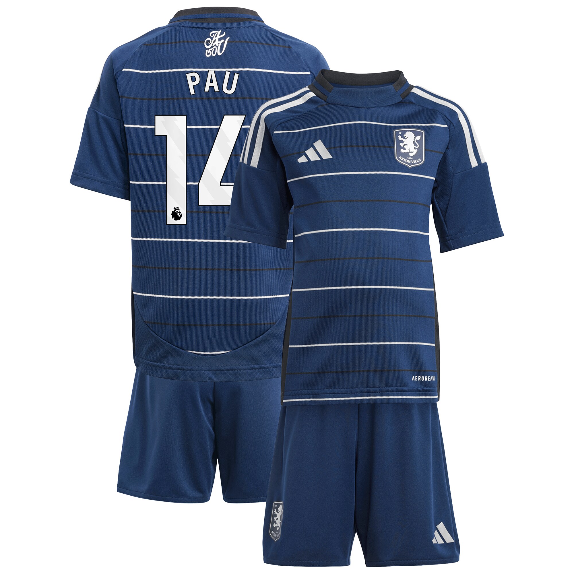 aston villa adidas third minikit 2024-25 with pau 14 printing Collection | AVFC Fan Shop Official Jerseys and Shirts