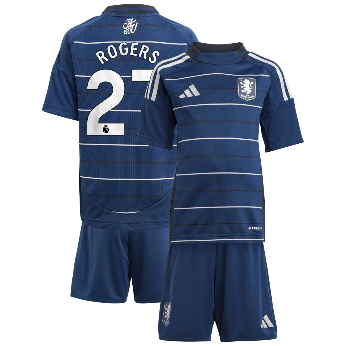 aston villa adidas third minikit 2024-25 with rogers 27 printing Collection | AVFC Fan Shop Official Jerseys and Shirts