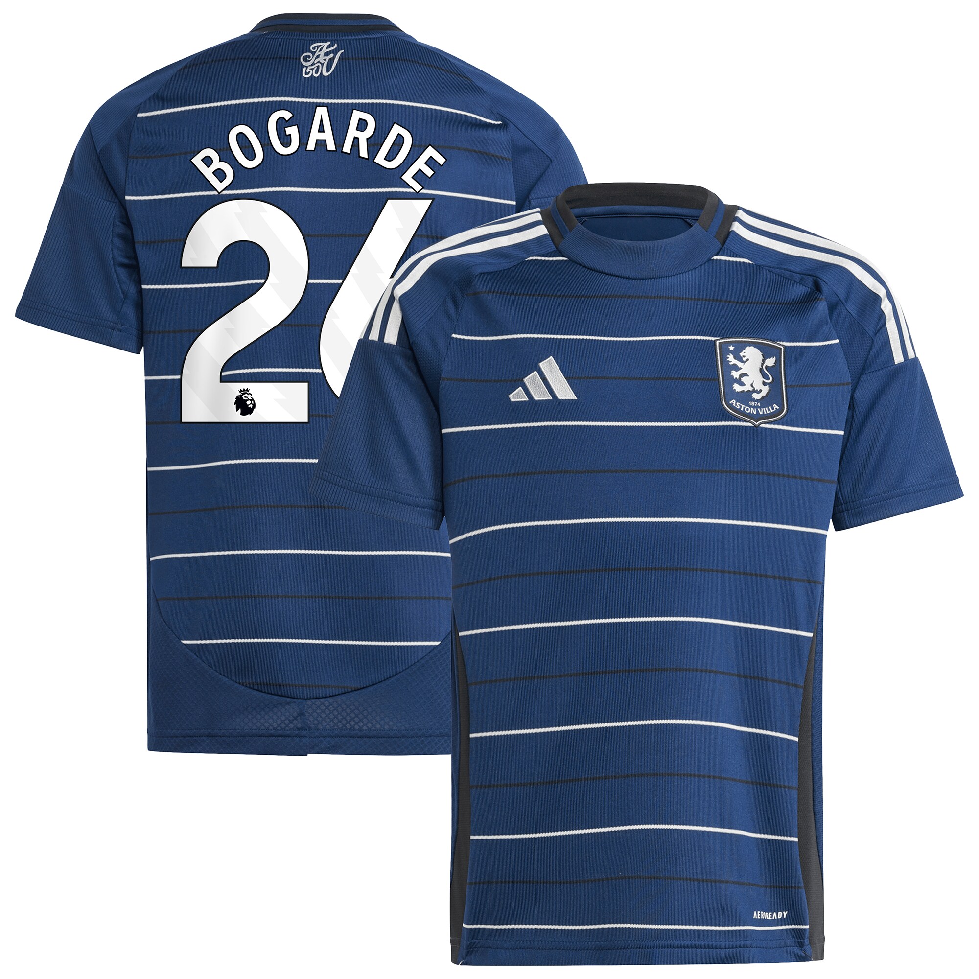 aston villa adidas third shirt 2024-25 – kids with bogarde 26 printing Collection | AVFC Fan Shop Official Jerseys and Shirts