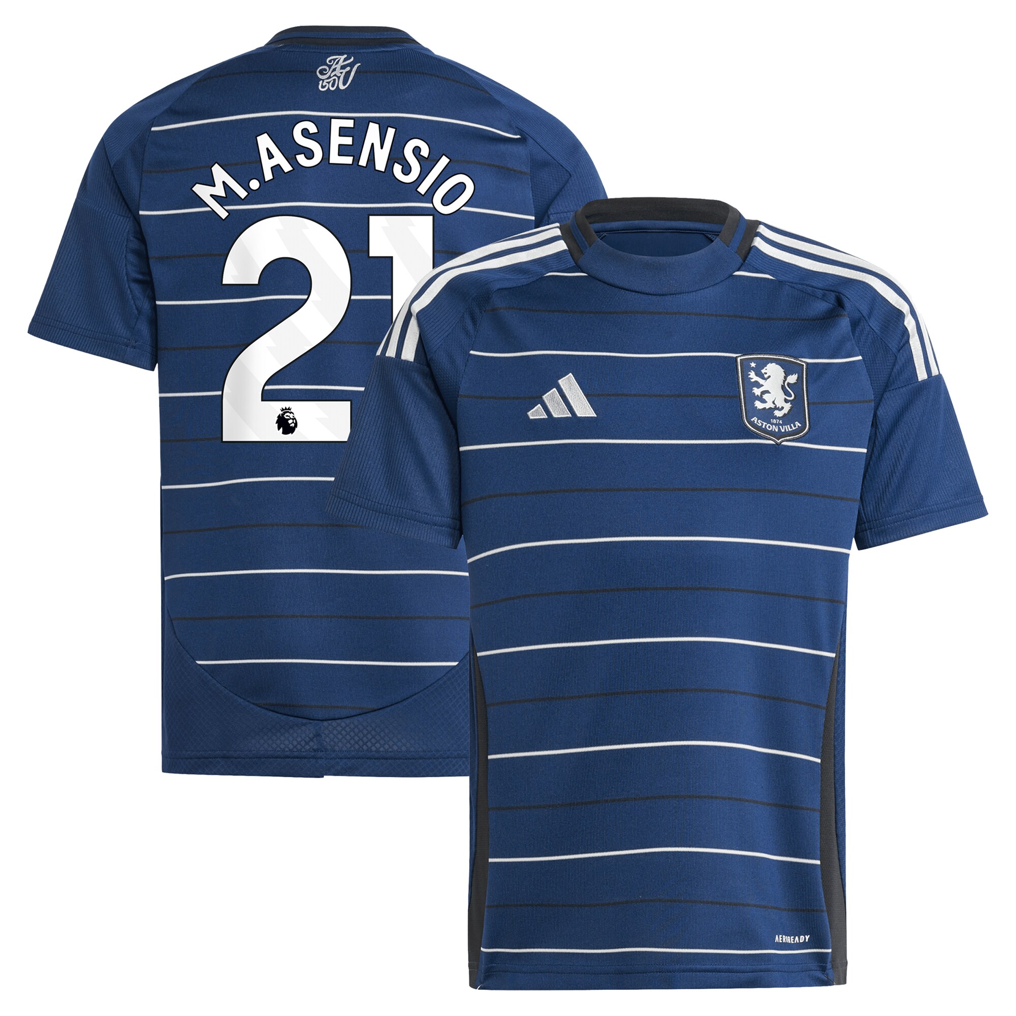 aston villa adidas third shirt 2024-25 – kids with m.asensio 21 printing Collection | AVFC Fan Shop Official Jerseys and Shirts