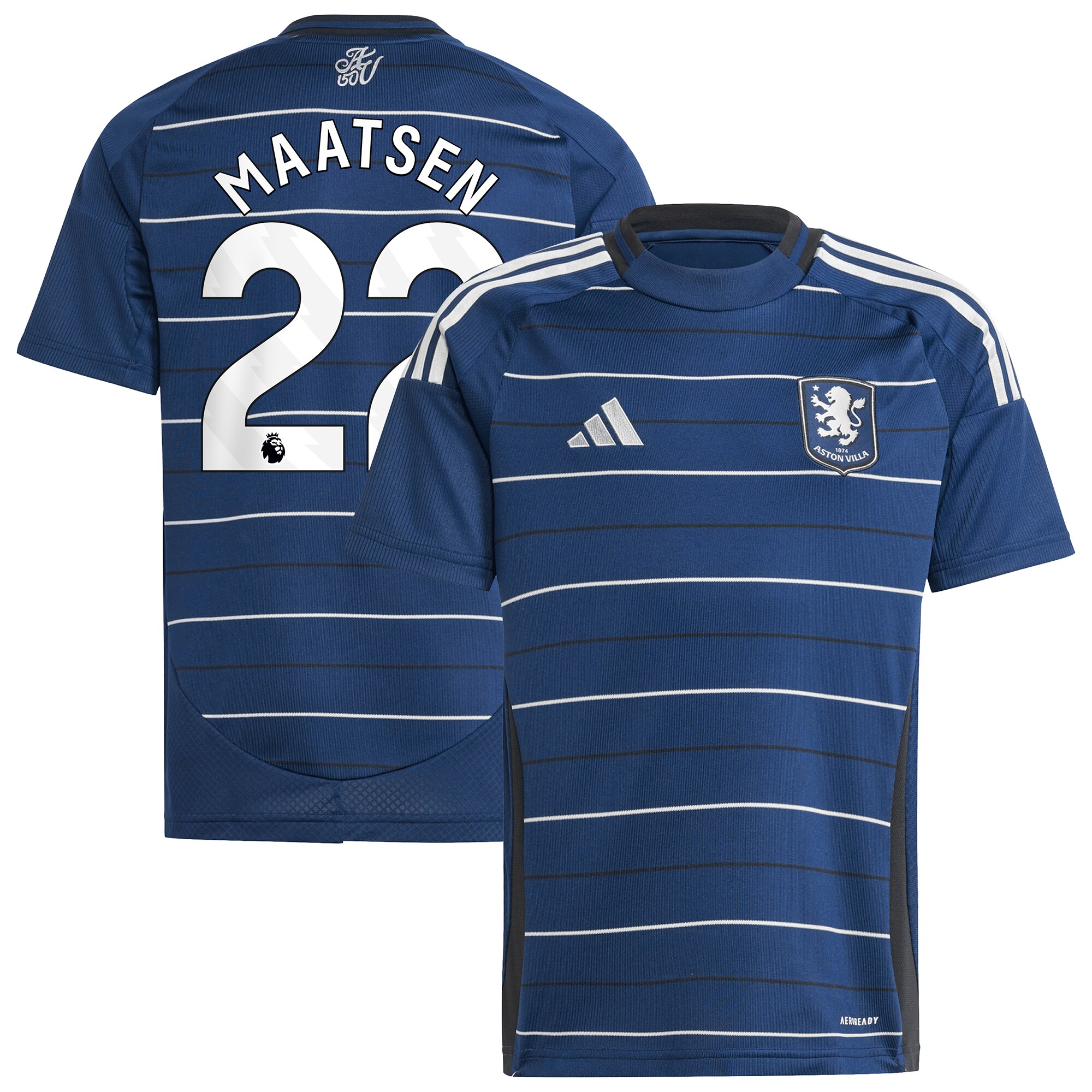 aston villa adidas third shirt 2024-25 – kids with maatsen 22 printing Collection | AVFC Fan Shop Official Jerseys and Shirts