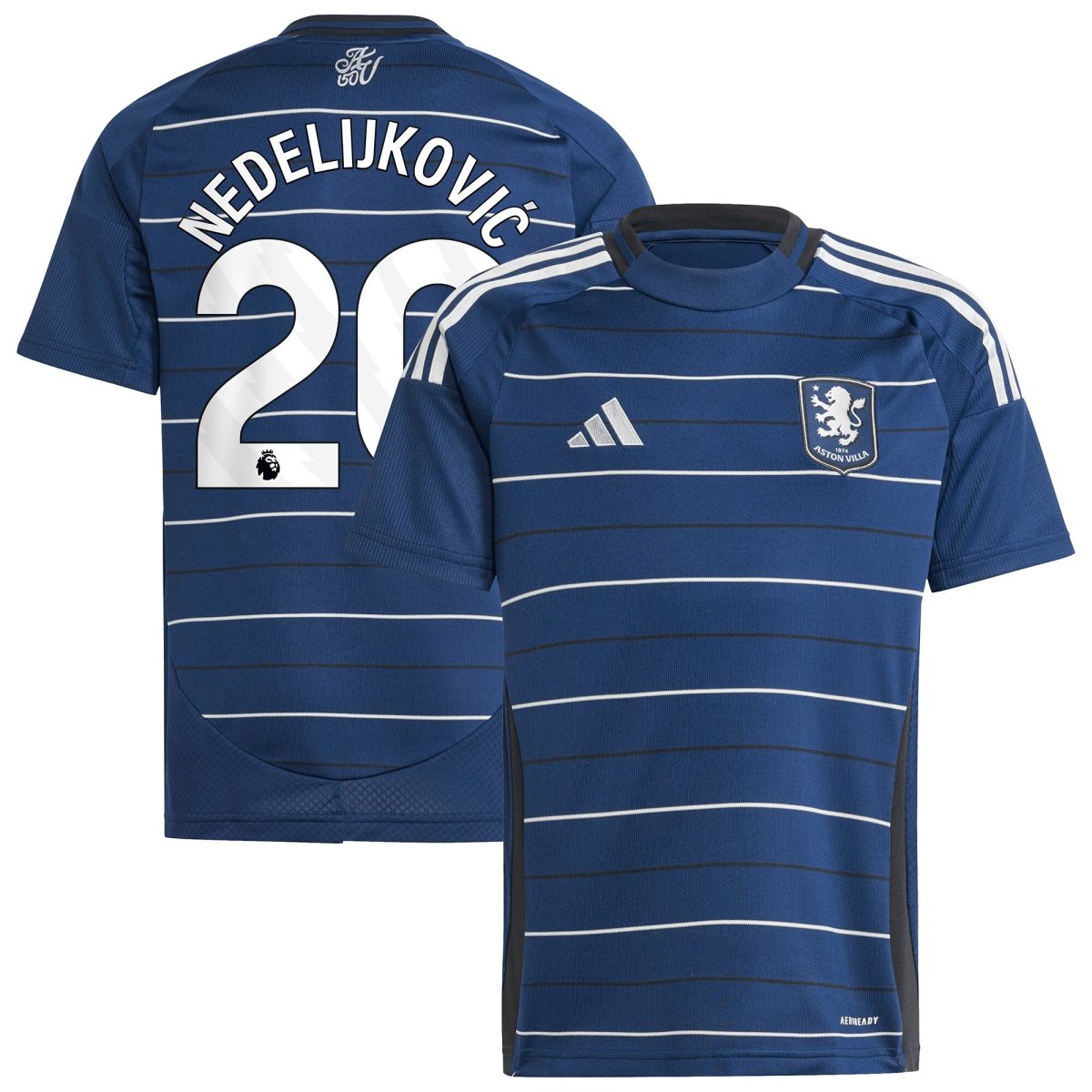aston villa adidas third shirt 2024-25 – kids with nedeljković 20 printing Collection | AVFC Fan Shop Official Jerseys and Shirts