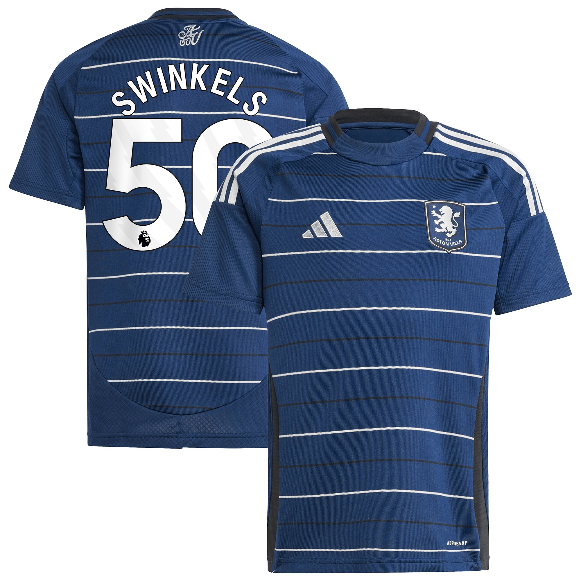 aston villa adidas third shirt 2024-25 – kids with swinkels 50 printing Collection | AVFC Fan Shop Official Jerseys and Shirts