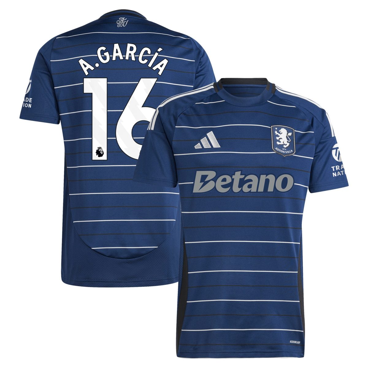 aston villa adidas third shirt 2024-25 with a.garcía 16 printing Collection | AVFC Fan Shop Official Jerseys and Shirts