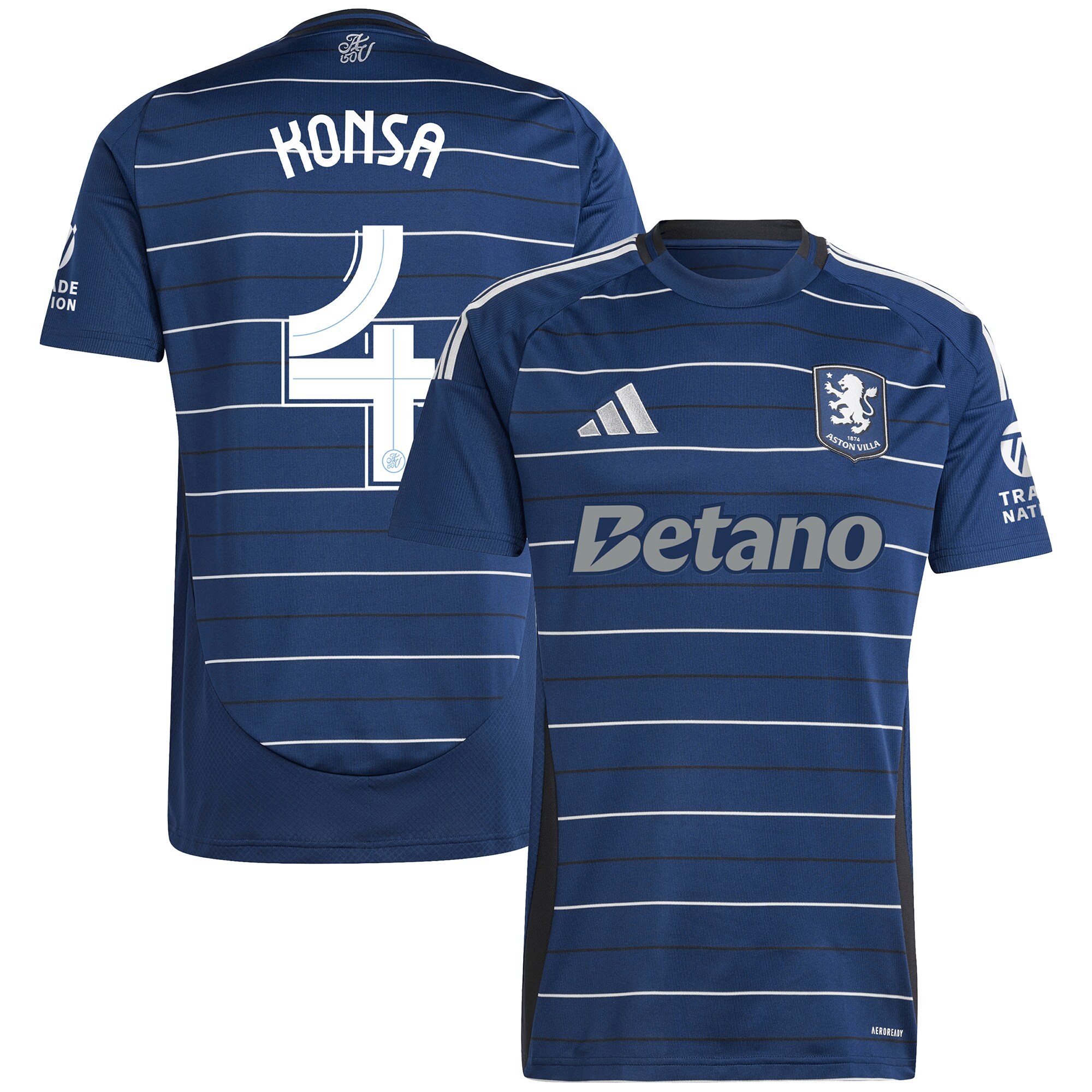 aston villa adidas third shirt 2024-25 with konsa 4 cup printing Collection | AVFC Fan Shop Official Jerseys and Shirts