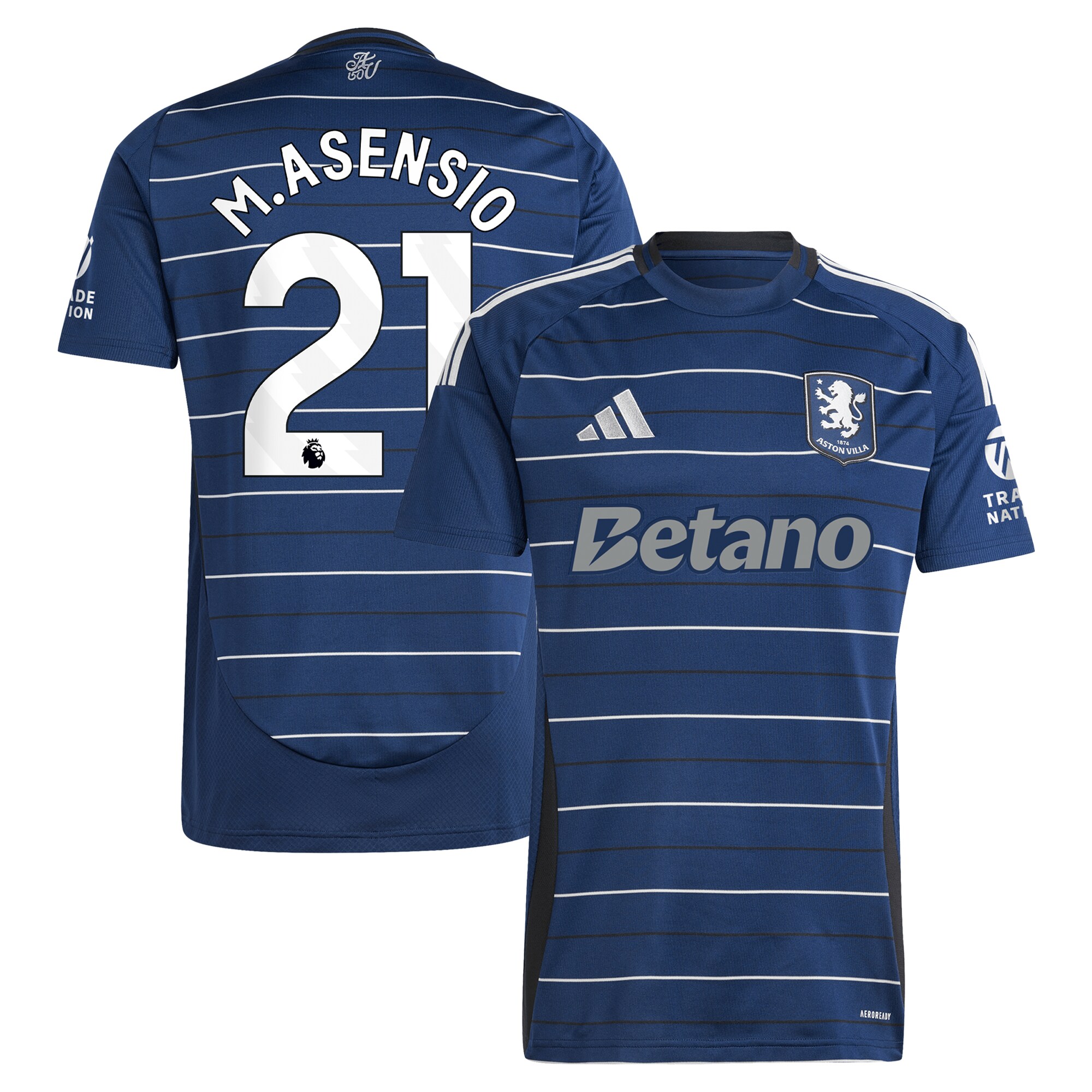 aston villa adidas third shirt 2024-25 with m.asensio 21 printing Collection | AVFC Fan Shop Official Jerseys and Shirts