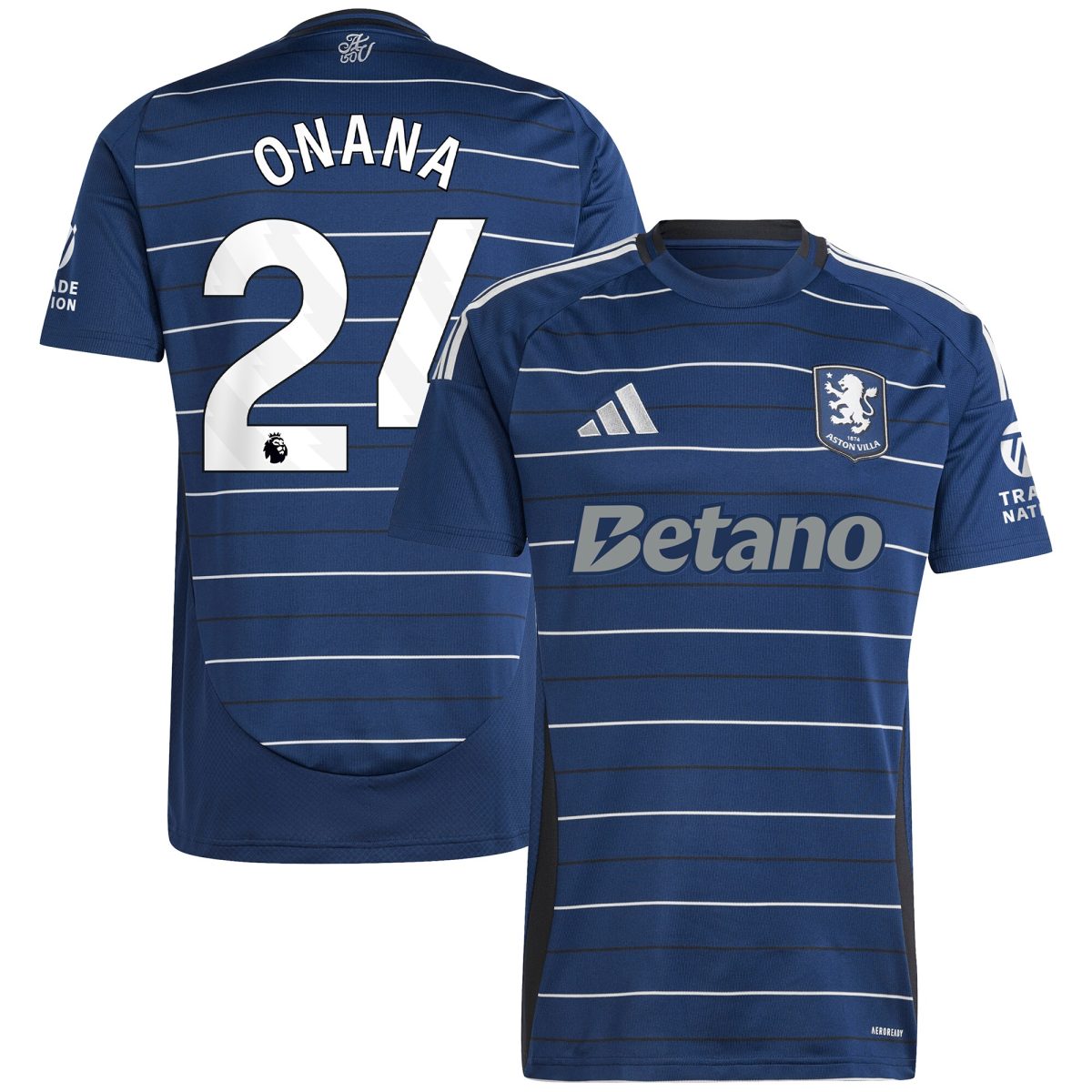 aston villa adidas third shirt 2024-25 with onana 24 printing Collection | AVFC Fan Shop Official Jerseys and Shirts