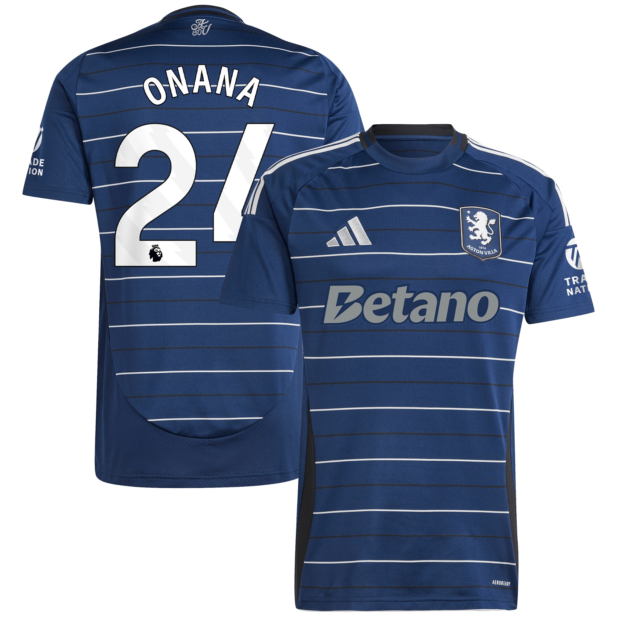 aston villa adidas third shirt 2024-25 with onana 24 printing Collection | AVFC Fan Shop Official Jerseys and Shirts