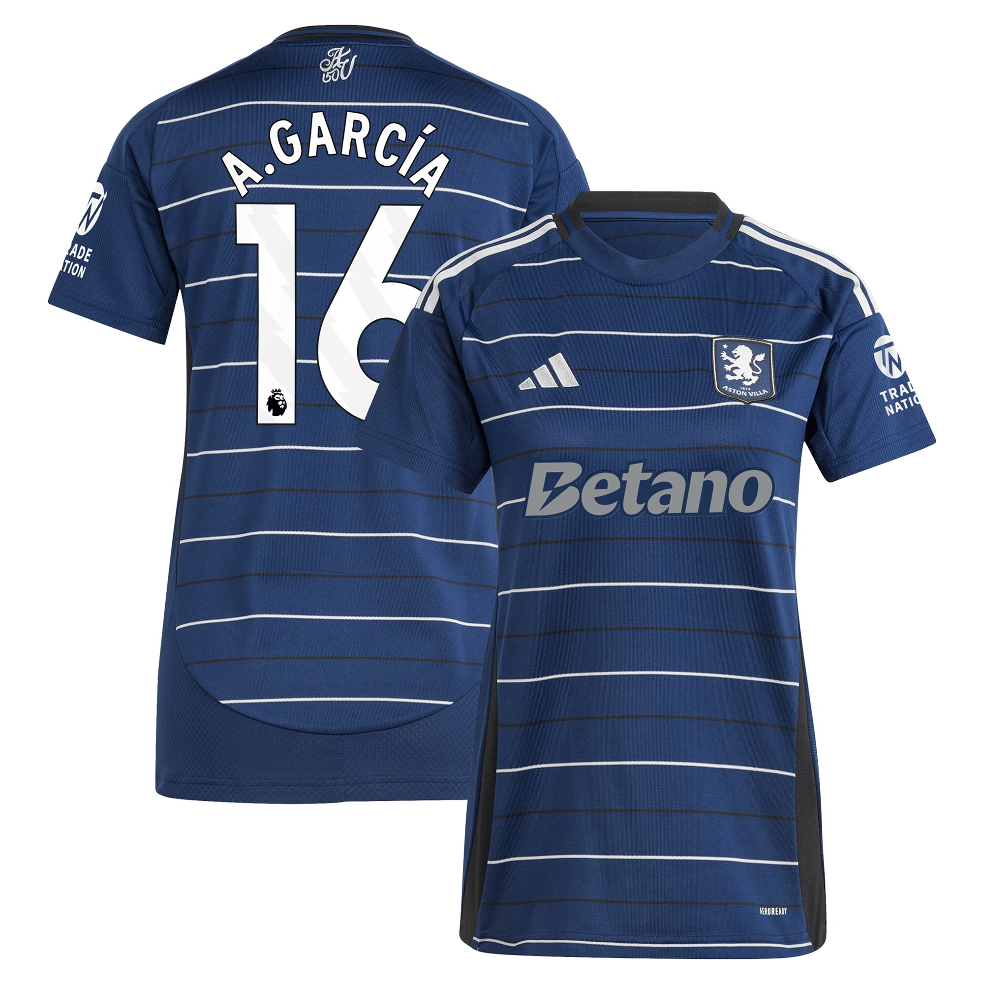 aston villa adidas third shirt 2024-25 – womens with a.garcía 16 printing Collection | AVFC Fan Shop Official Jerseys and Shirts