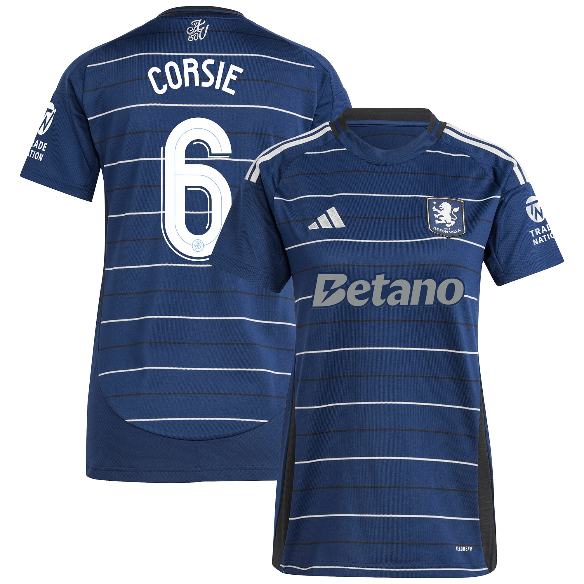 aston villa adidas third shirt 2024-25 – womens with corsie 6 cup printing Collection | AVFC Fan Shop Official Jerseys and Shirts