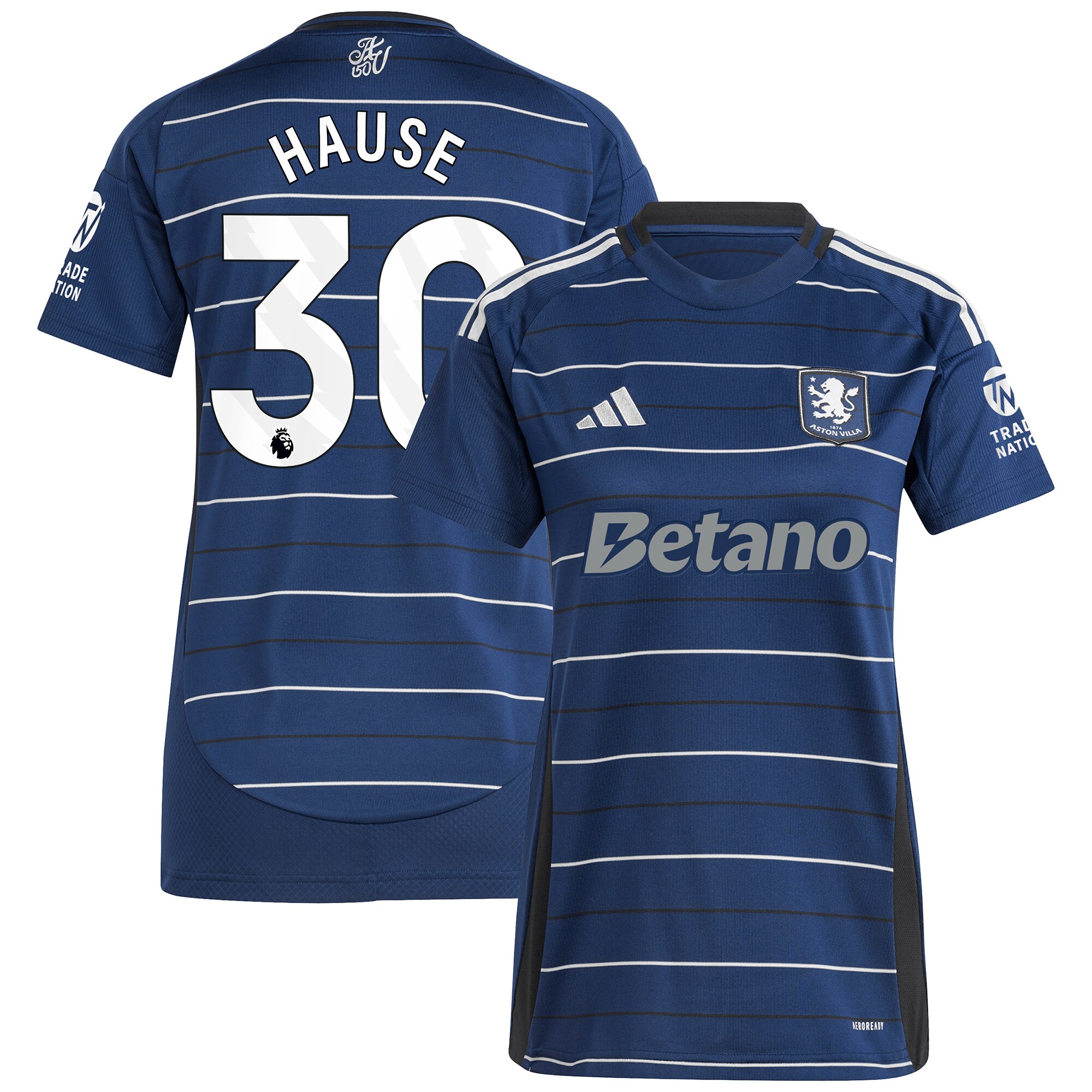 aston villa adidas third shirt 2024-25 – womens with hause 30 printing Collection | AVFC Fan Shop Official Jerseys and Shirts